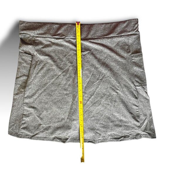Womens Athletic Skort Pockets 3XL Pol/Elastane Gray Breathable NIP Pull on - Picture 9 of 10